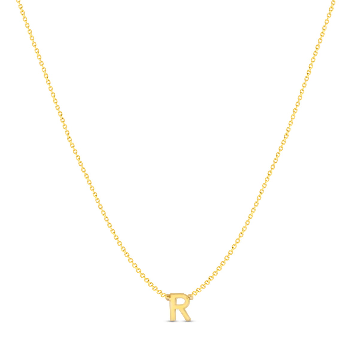 14Karat Gold Mini Initial Necklaces