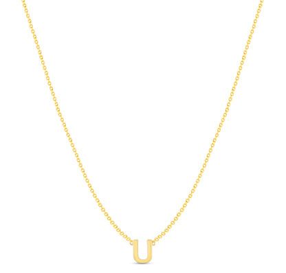 14Karat Gold Mini Initial Necklaces