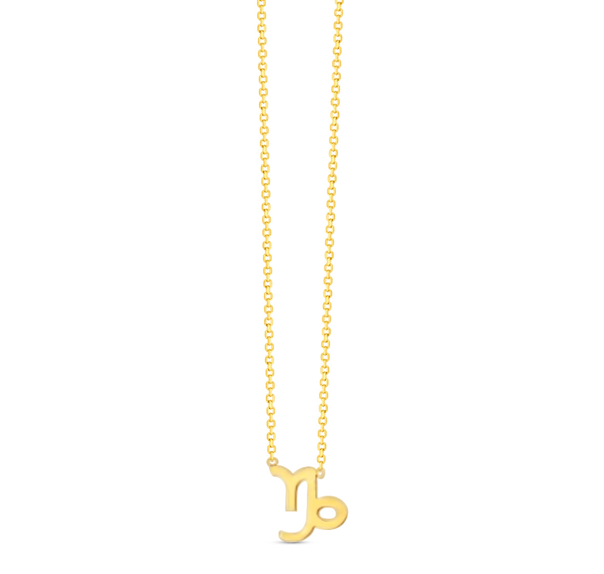 14K Zodiac Sign Solid Gold Necklace
