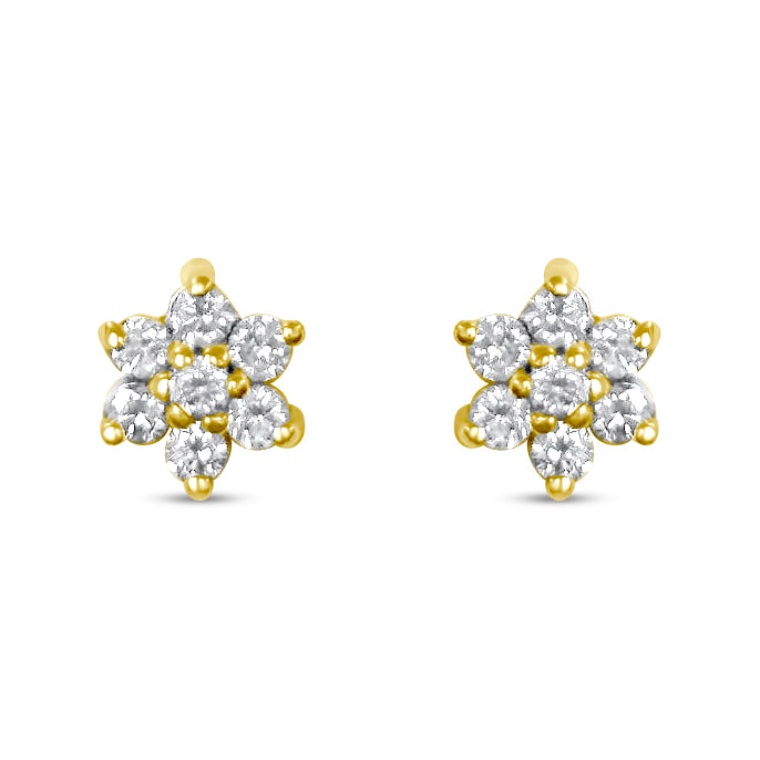 Star Cluster Diamond Earrings