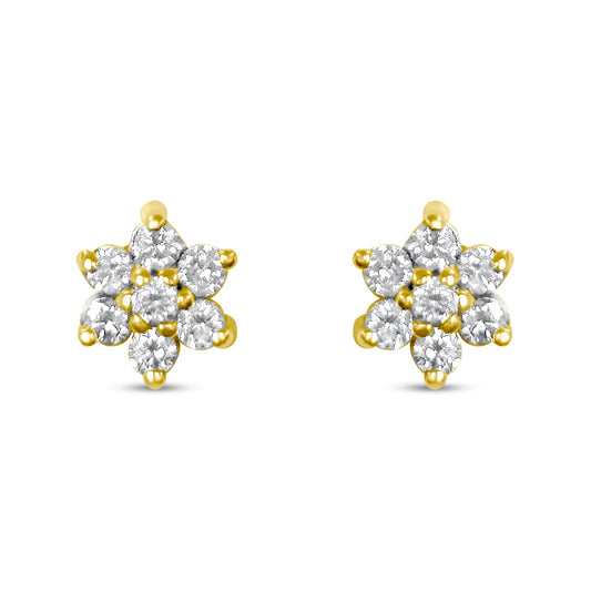 Star Cluster Diamond Earrings
