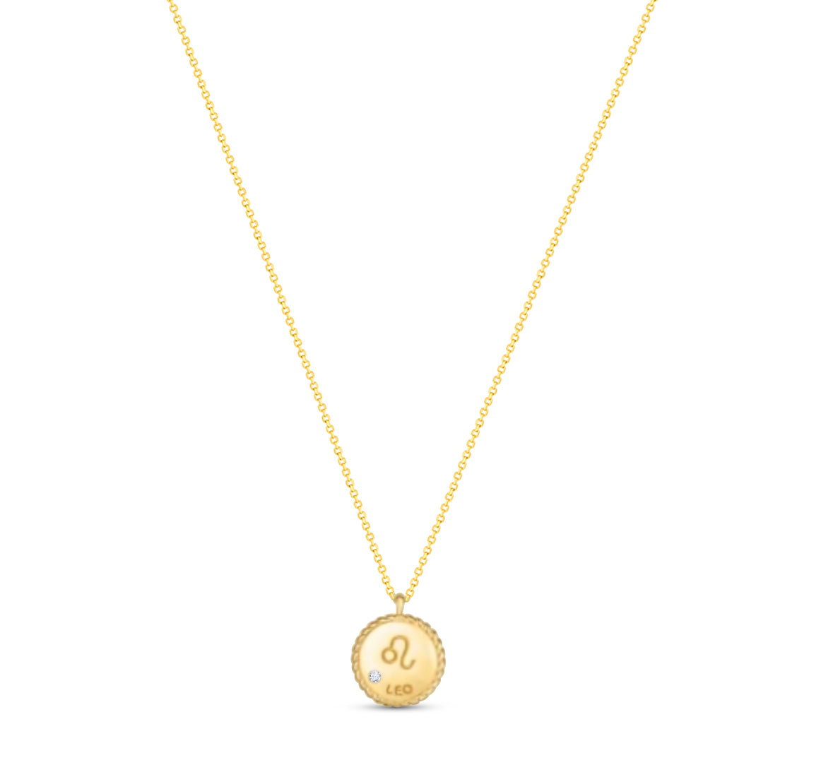 Zodiac Diamond Pendant Necklace