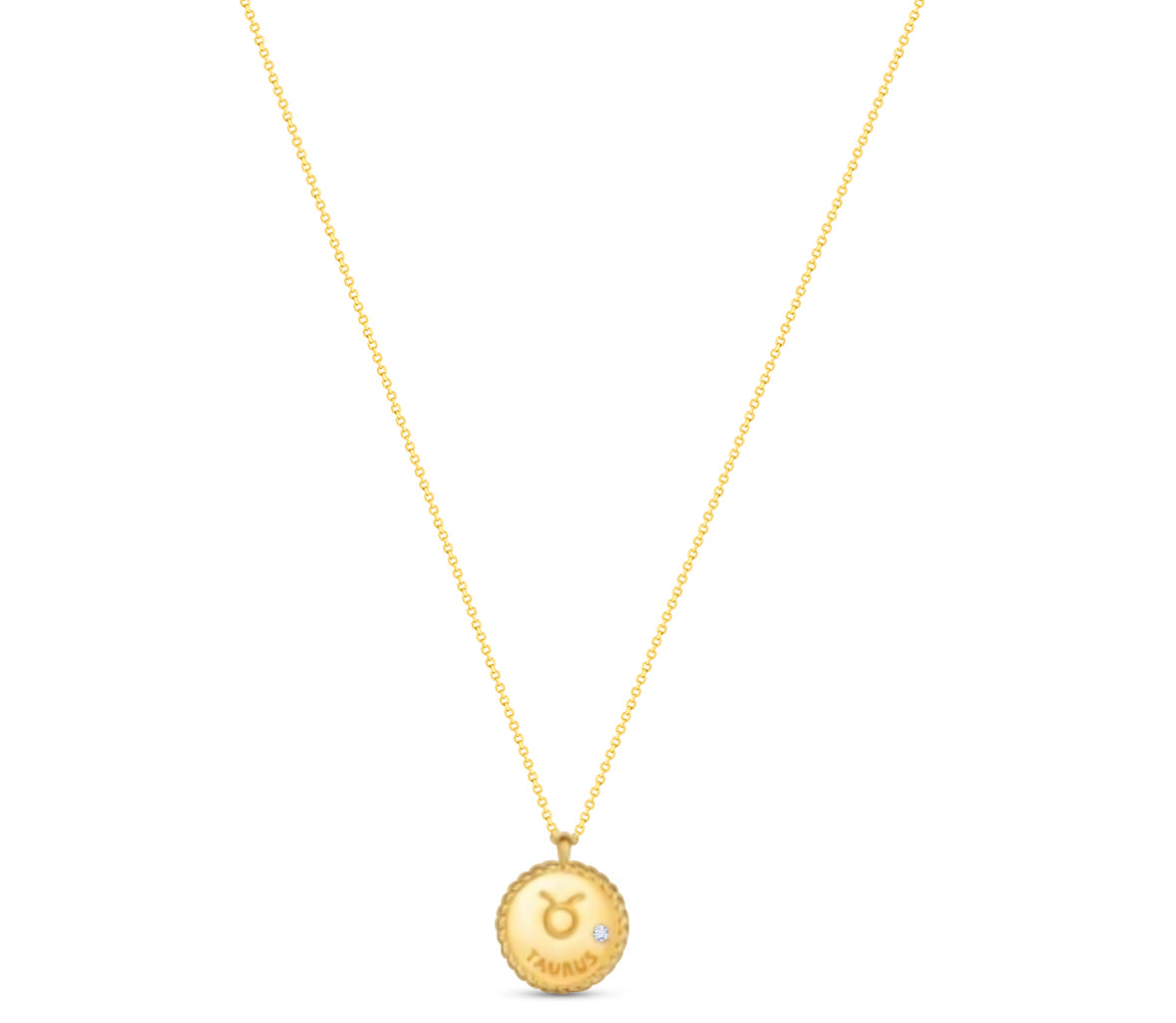 Zodiac Diamond Pendant Necklace